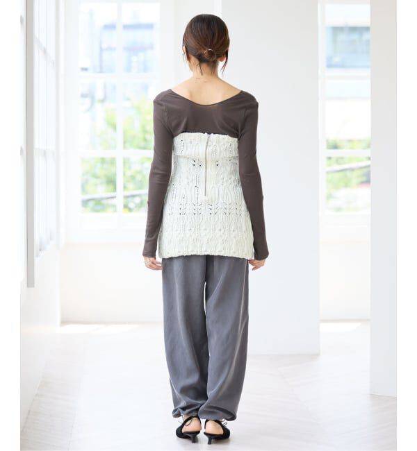 IENA「ディープVネックプルオーバー」|Tシャツ・カットソー|