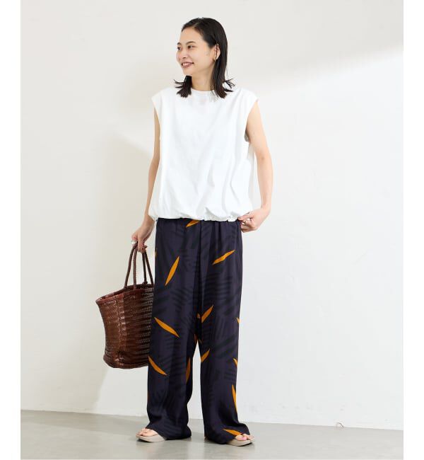 JOURNAL STANDARD「《追加2》シャーリングノースリーブＴシャツ」|Tシャツ・カットソー|