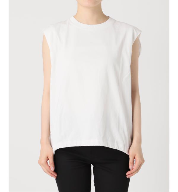JOURNAL STANDARD「《追加2》シャーリングノースリーブＴシャツ」|Tシャツ・カットソー|