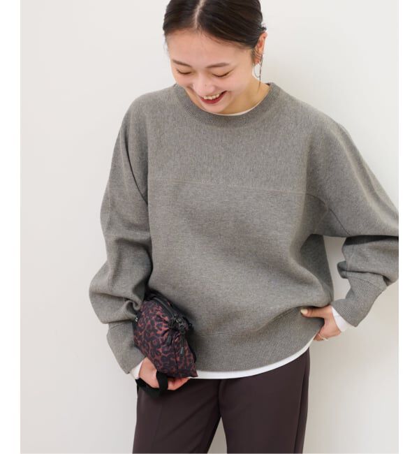 JOURNAL STANDARD relume「《追加》スウェットライクドルマンプルオーバー」|ニット・セーター|グレーA