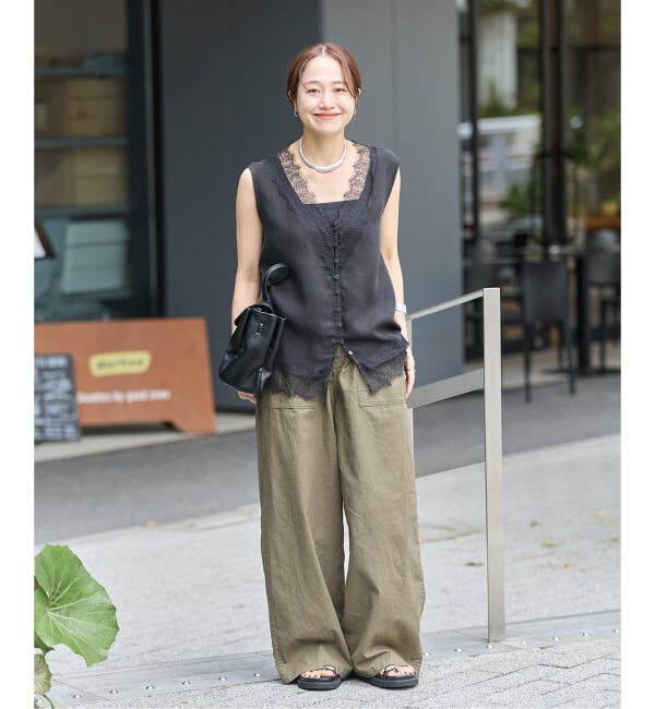 JOURNAL STANDARD「フィブリルレース2WAYノースリーブ」|シャツ・ブラウス|
