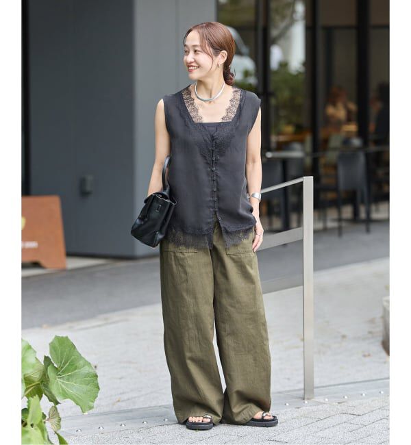 JOURNAL STANDARD「フィブリルレース2WAYノースリーブ」|シャツ・ブラウス|