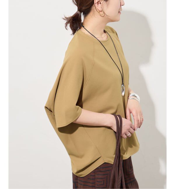 JOURNAL STANDARD「《追加2》【接触冷感】クールタッチ ORIGAMI Sleeveプルオーバー」|Tシャツ・カットソー|キャメル A