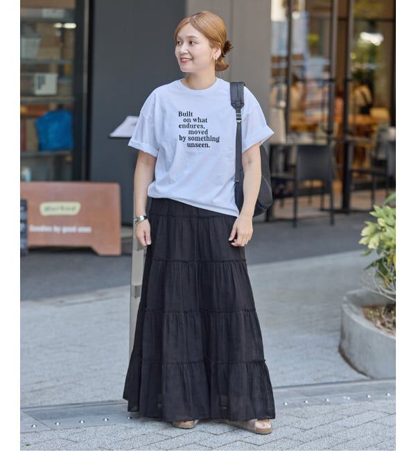 JOURNAL STANDARD「インディア コットンリネンメッシュスカート」|スカート|