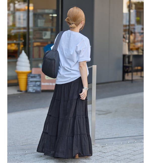 JOURNAL STANDARD「インディア コットンリネンメッシュスカート」|スカート|