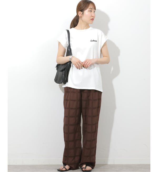 JOURNAL STANDARD relume「《追加》刺繍ロゴフレンチTEE」|Tシャツ・カットソー|