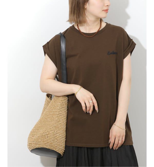 JOURNAL STANDARD relume「《追加》刺繍ロゴフレンチTEE」|Tシャツ・カットソー|