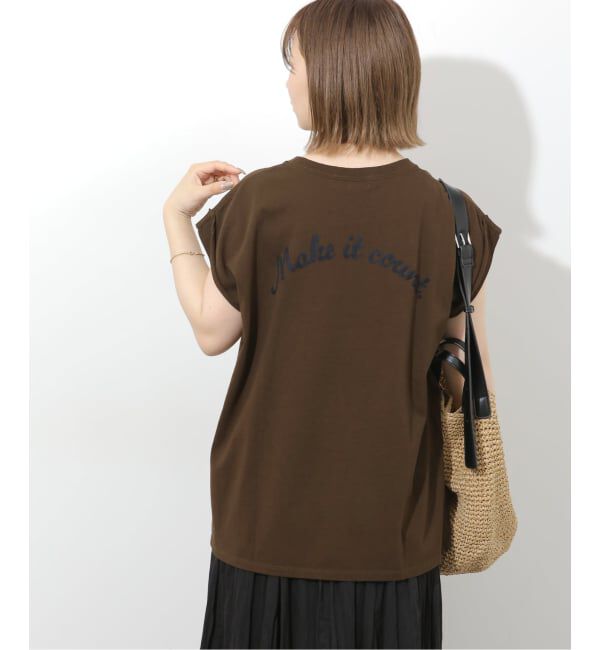 JOURNAL STANDARD relume「《追加》刺繍ロゴフレンチTEE」|Tシャツ・カットソー|