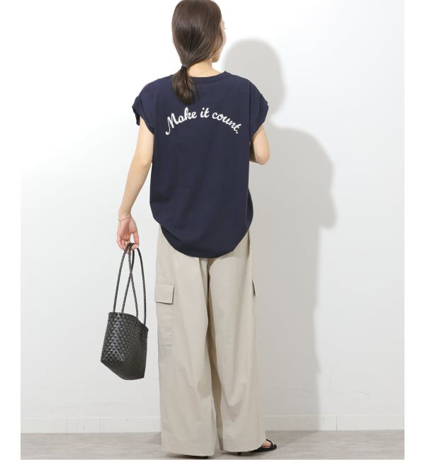 JOURNAL STANDARD relume「《追加》刺繍ロゴフレンチTEE」|Tシャツ・カットソー|
