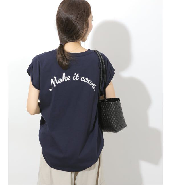 JOURNAL STANDARD relume「《追加》刺繍ロゴフレンチTEE」|Tシャツ・カットソー|