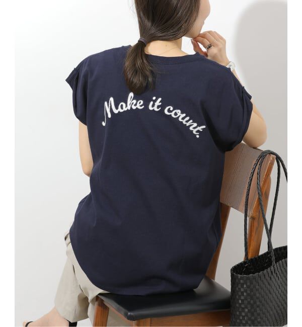 JOURNAL STANDARD relume「《追加》刺繍ロゴフレンチTEE」|Tシャツ・カットソー|