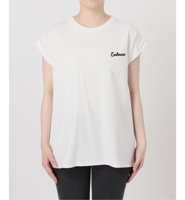 JOURNAL STANDARD relume「《追加》刺繍ロゴフレンチTEE」|Tシャツ・カットソー|