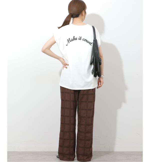 JOURNAL STANDARD relume「《追加》刺繍ロゴフレンチTEE」|Tシャツ・カットソー|