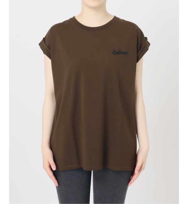 JOURNAL STANDARD relume「《追加》刺繍ロゴフレンチTEE」|Tシャツ・カットソー|