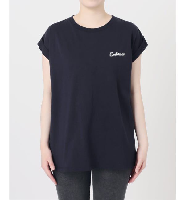 JOURNAL STANDARD relume「《追加》刺繍ロゴフレンチTEE」|Tシャツ・カットソー|