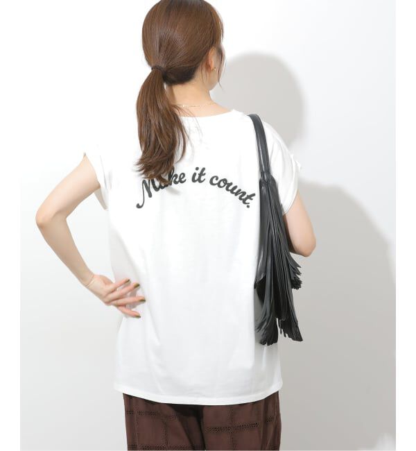 JOURNAL STANDARD relume「《追加》刺繍ロゴフレンチTEE」|Tシャツ・カットソー|