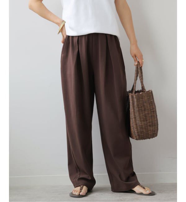 JOURNAL STANDARD relume「ポンチタックバレルパンツ」|その他|ブラウン