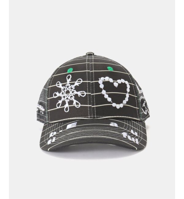 Oriens JOURNAL STANDARD「b.Eautiful x LEO GON'DO Biyu Hat（BLACK STRIPE）」|キャップ・キャスケット|