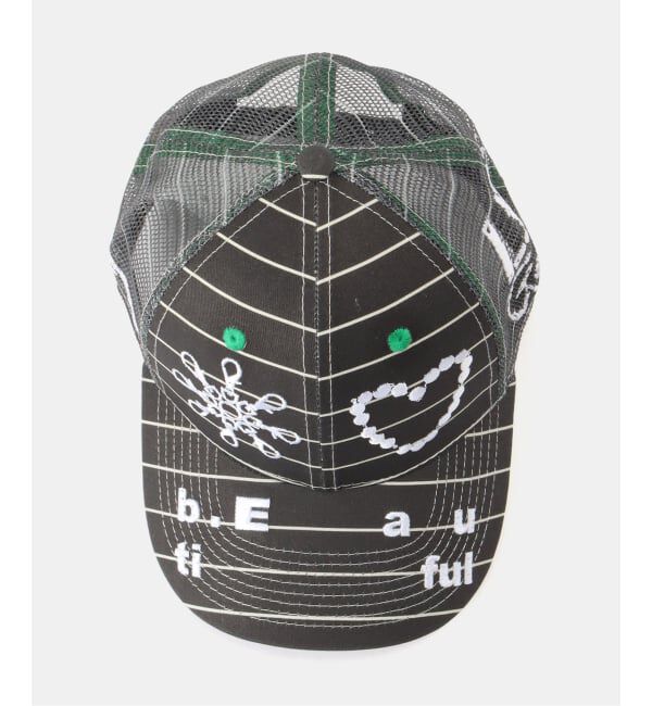 Oriens JOURNAL STANDARD「b.Eautiful x LEO GON'DO Biyu Hat（BLACK STRIPE）」|キャップ・キャスケット|