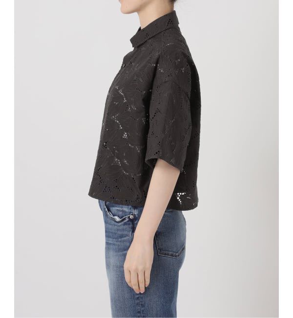 Spick and Span「TICCA / ティッカ 別注レース半袖シャツ*」|シャツ・ブラウス|