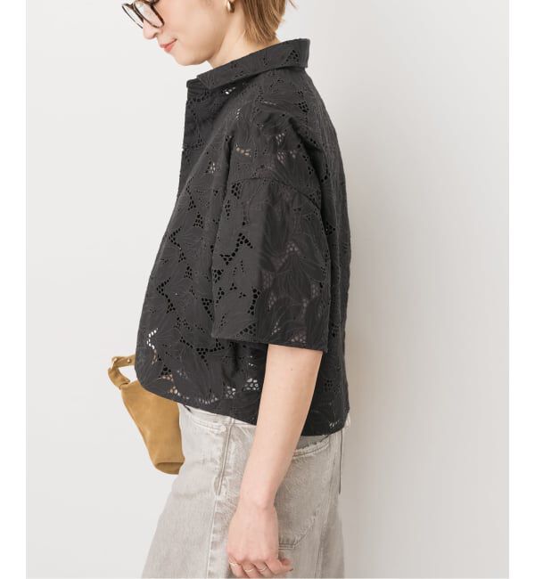 Spick and Span「TICCA / ティッカ 別注レース半袖シャツ*」|シャツ・ブラウス|