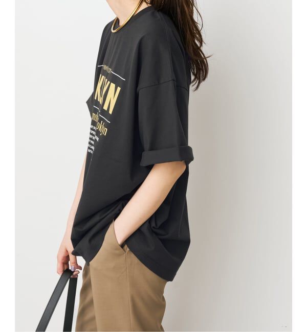 Spick and Span「ロゴオーバーTシャツ」|Tシャツ・カットソー|