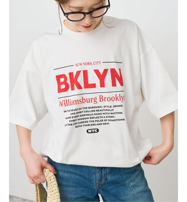 Spick and Span「ロゴオーバーTシャツ」|Tシャツ・カットソー|