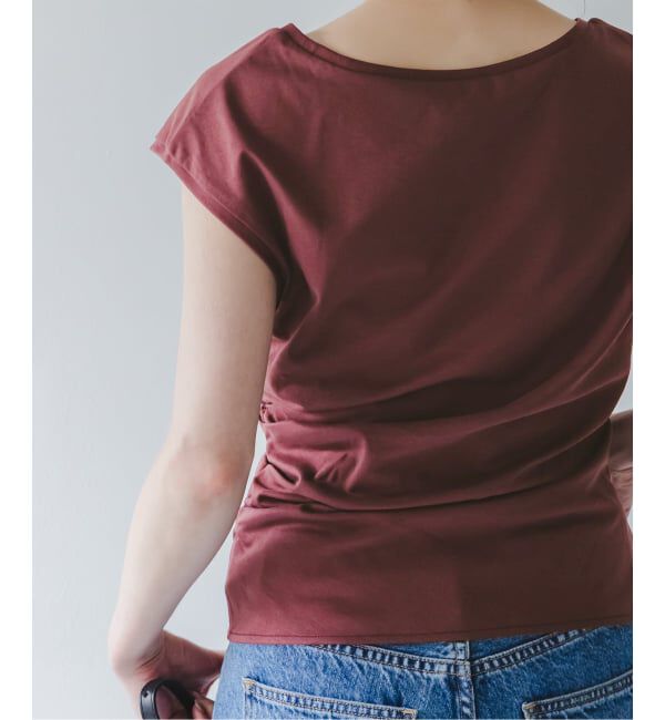 NOBLE「《接触冷感》ウエストギャザーコンパクトT」|Tシャツ・カットソー|