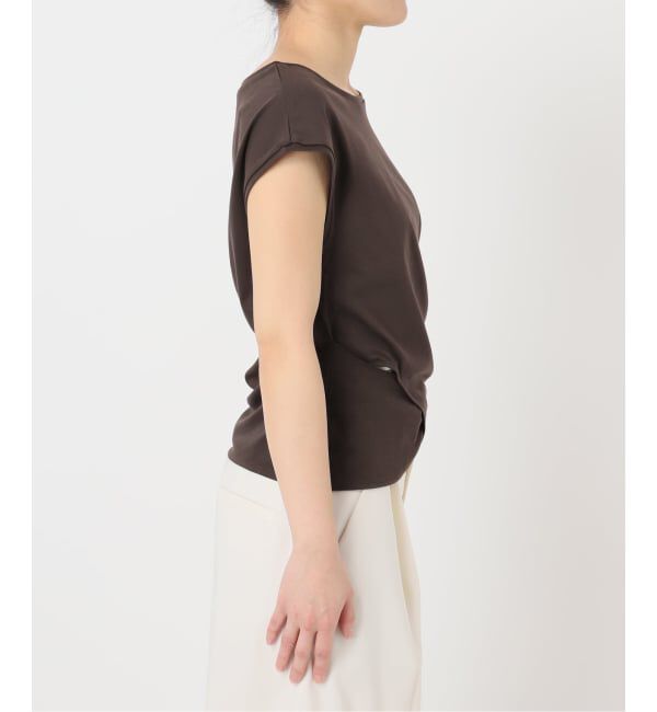NOBLE「《接触冷感》ウエストギャザーコンパクトT」|Tシャツ・カットソー|
