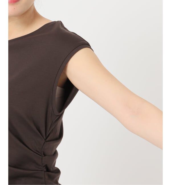 NOBLE「《接触冷感》ウエストギャザーコンパクトT」|Tシャツ・カットソー|