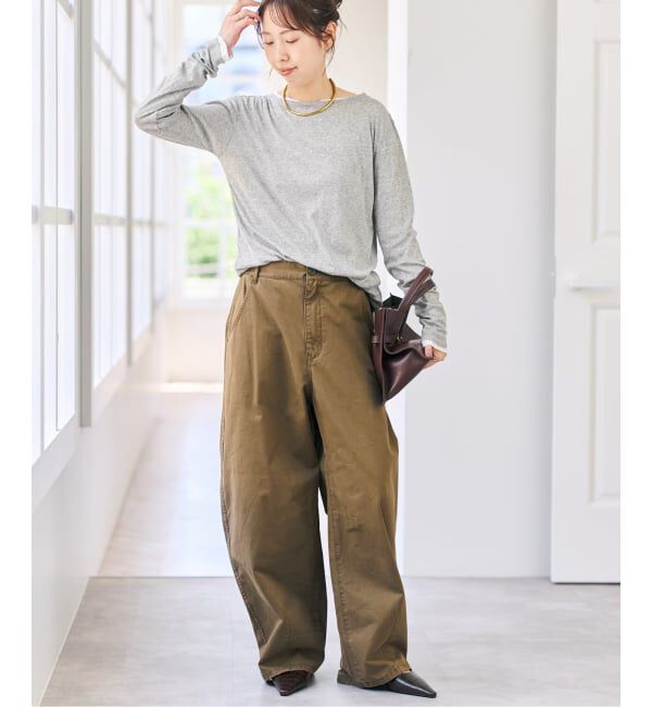 Spick and Span「《新色有り /  追加》シアーボートネックプルオーバー」|Tシャツ・カットソー|