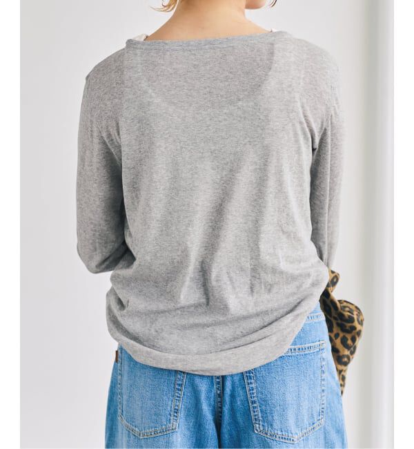 Spick and Span「《新色有り /  追加》シアーボートネックプルオーバー」|Tシャツ・カットソー|