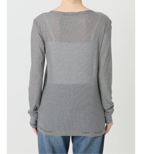Spick and Span「《新色有り /  追加》シアーボートネックプルオーバー」|Tシャツ・カットソー|