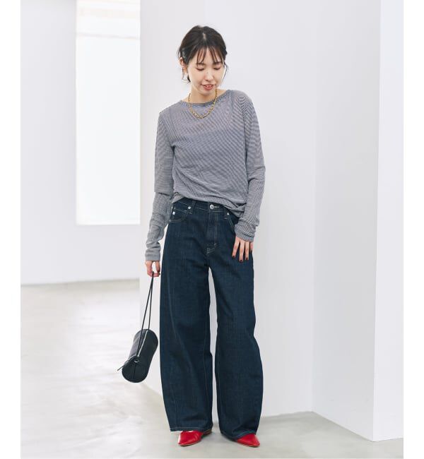 Spick and Span「《新色有り /  追加》シアーボートネックプルオーバー」|Tシャツ・カットソー|