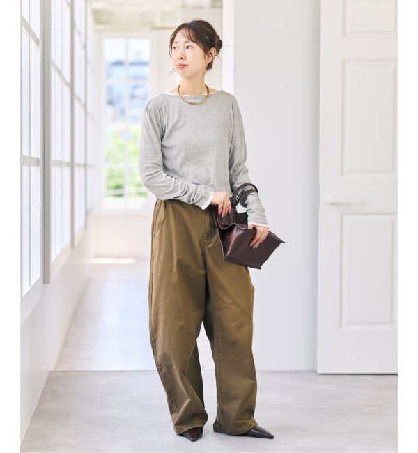 Spick and Span「《新色有り /  追加》シアーボートネックプルオーバー」|Tシャツ・カットソー|