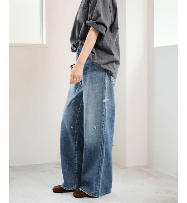 FRAMeWORK「DENIM DELIGHT DAYS セルビッチデニムベルボトムジーンズ」|デニム|