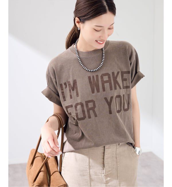 FRAMeWORK「STUDIO ANIMALS 別注IM WAKE FOR YOU TS」|Tシャツ・カットソー|