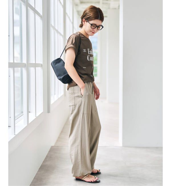 Spick and Span「《WEB限定 / 追加2予約》ドレープツイルイージーファティーグパンツ」|その他|