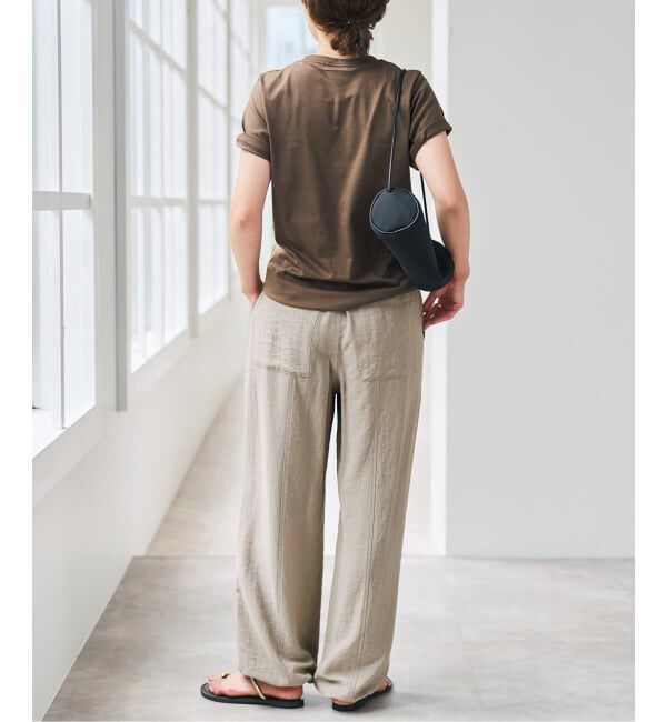 Spick and Span「《WEB限定 / 追加2予約》ドレープツイルイージーファティーグパンツ」|その他|