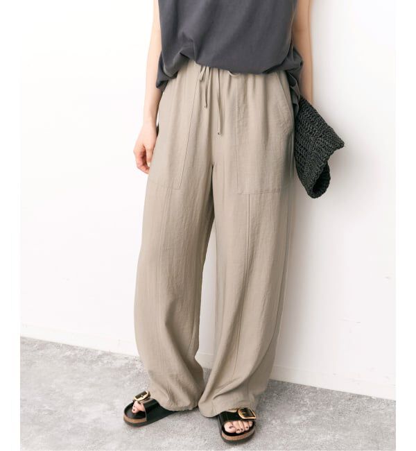 Spick and Span「《WEB限定 / 追加2予約》ドレープツイルイージーファティーグパンツ」|その他|
