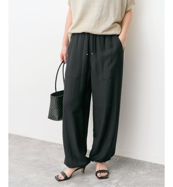 Spick and Span「《WEB限定 / 追加2予約》ドレープツイルイージーファティーグパンツ」|その他|
