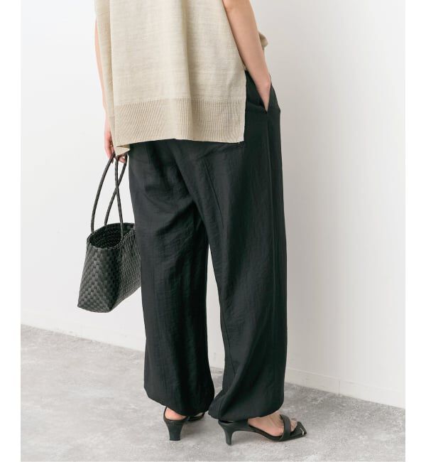 Spick and Span「《WEB限定 / 追加2予約》ドレープツイルイージーファティーグパンツ」|その他|