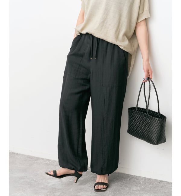 Spick and Span「《WEB限定 / 追加2予約》ドレープツイルイージーファティーグパンツ」|その他|