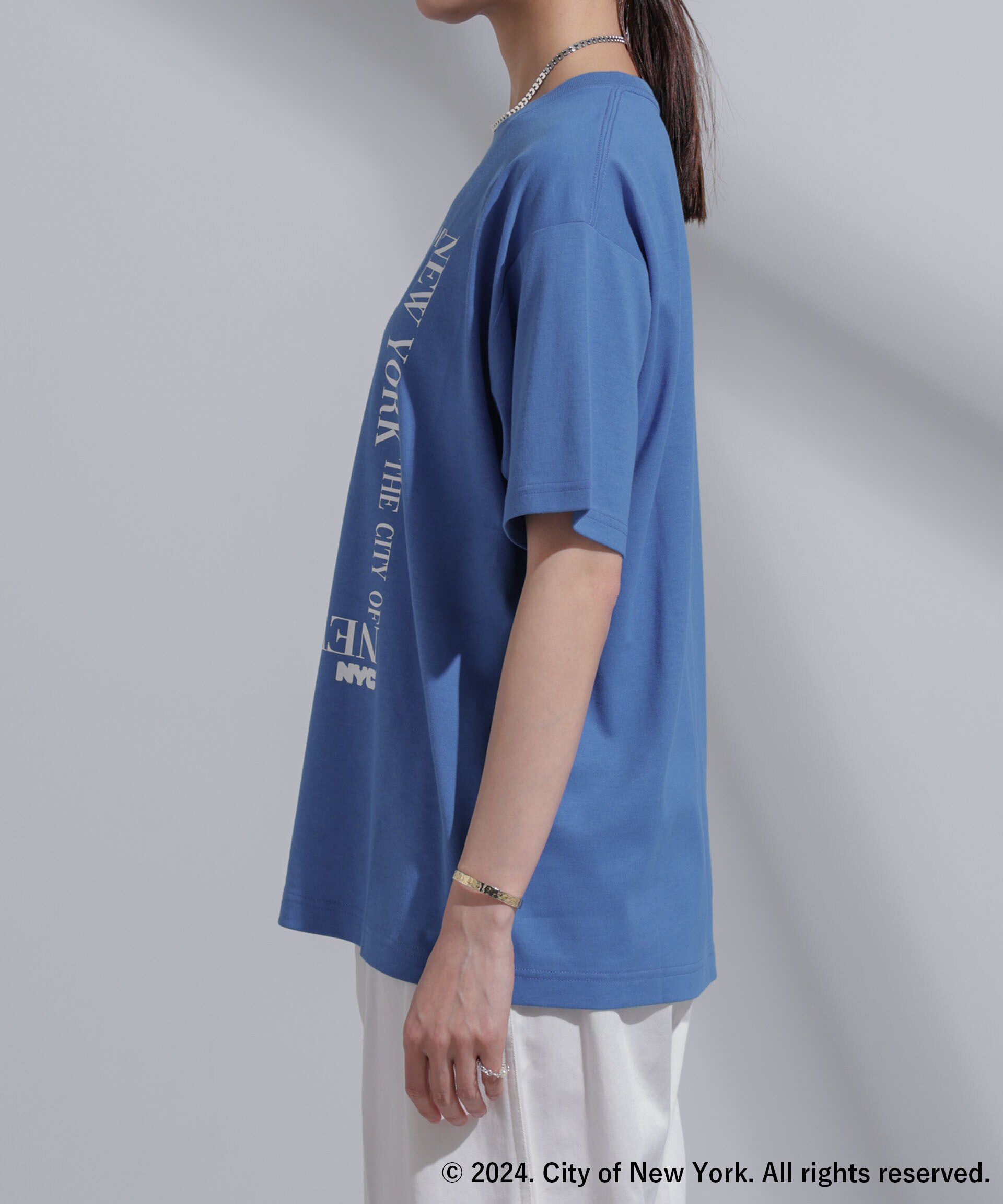 NANO universe「GOOD ROCK SPEED&times;Anti Soaked(R) 汗染み防止 NYC Tシャツ」|Tシャツ・カットソー|