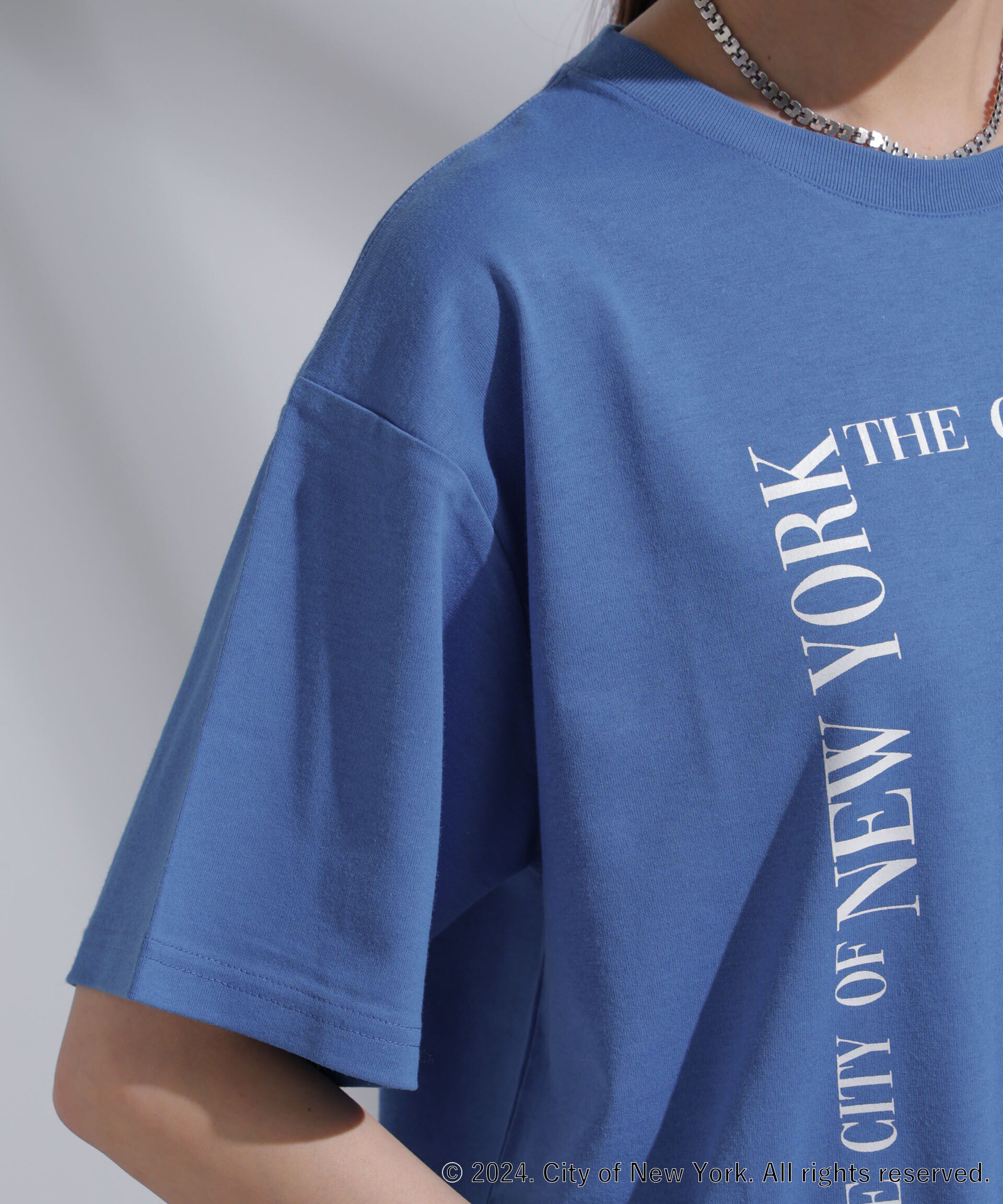 NANO universe「GOOD ROCK SPEED&times;Anti Soaked(R) 汗染み防止 NYC Tシャツ」|Tシャツ・カットソー|