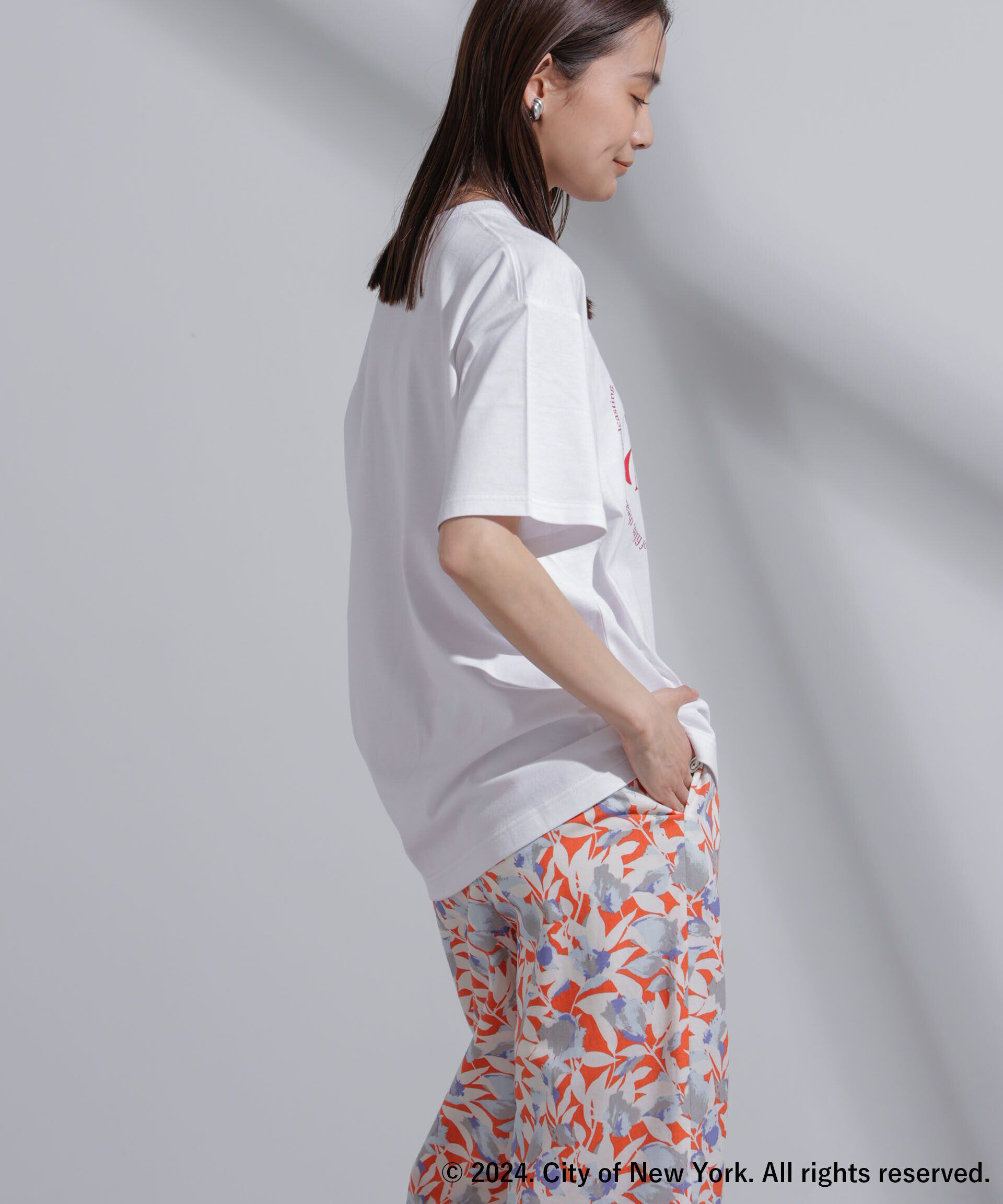 NANO universe「GOOD ROCK SPEED&times;Anti Soaked(R) 汗染み防止 NYC Tシャツ」|Tシャツ・カットソー|