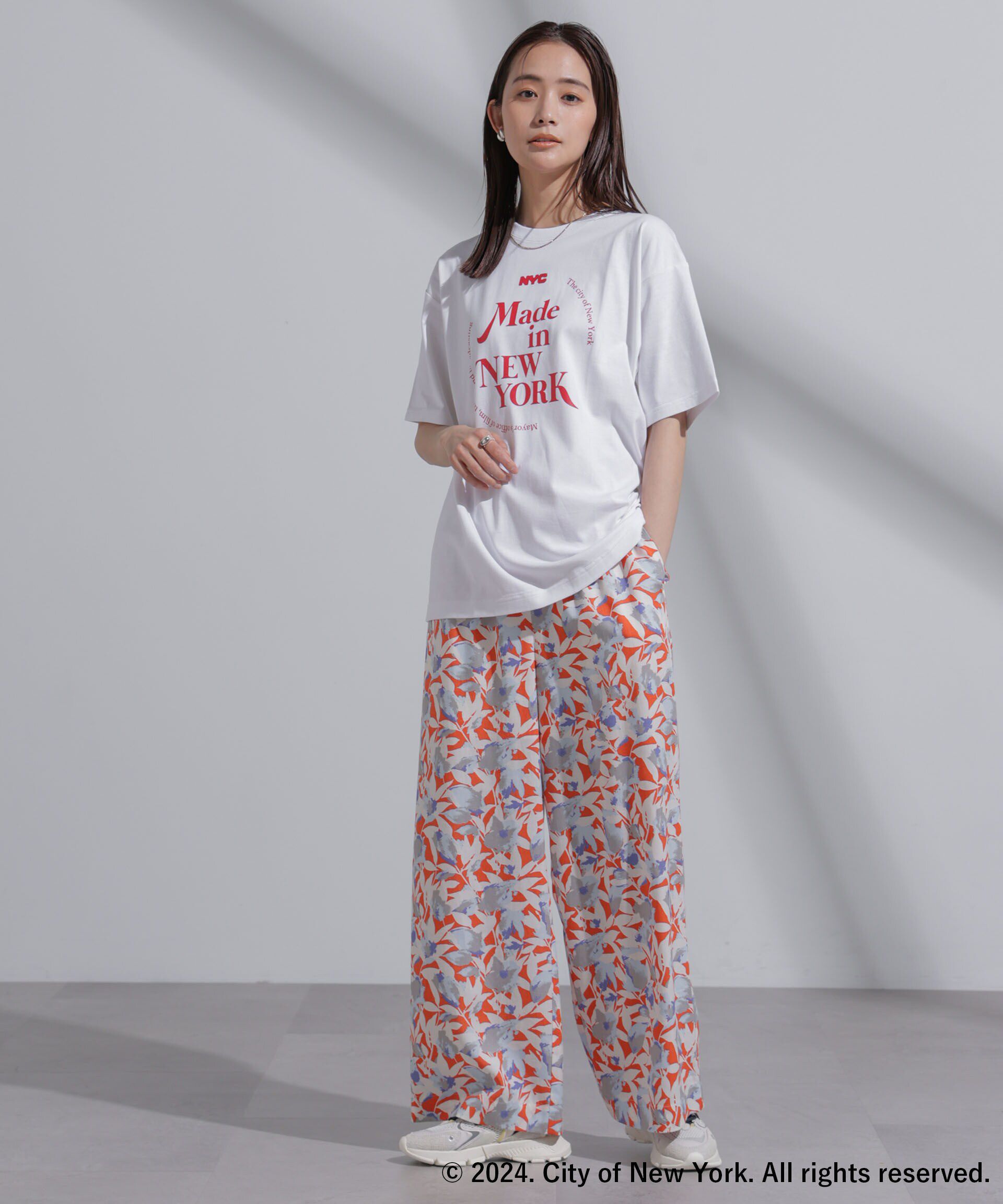NANO universe「GOOD ROCK SPEED&times;Anti Soaked(R) 汗染み防止 NYC Tシャツ」|Tシャツ・カットソー|