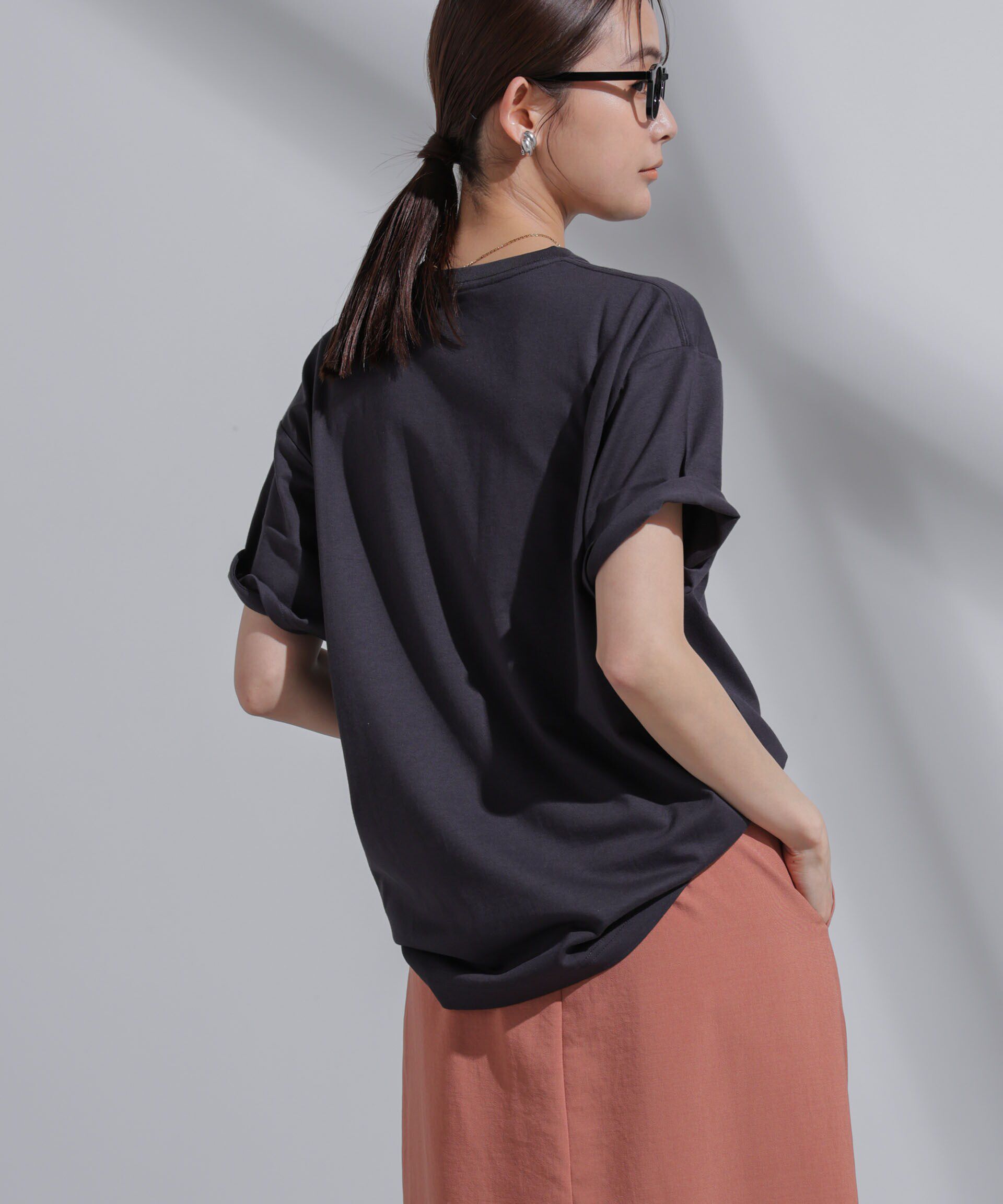 NANO universe「GOOD ROCK SPEED&times;Anti Soaked(R) 汗染み防止 NYC Tシャツ」|Tシャツ・カットソー|