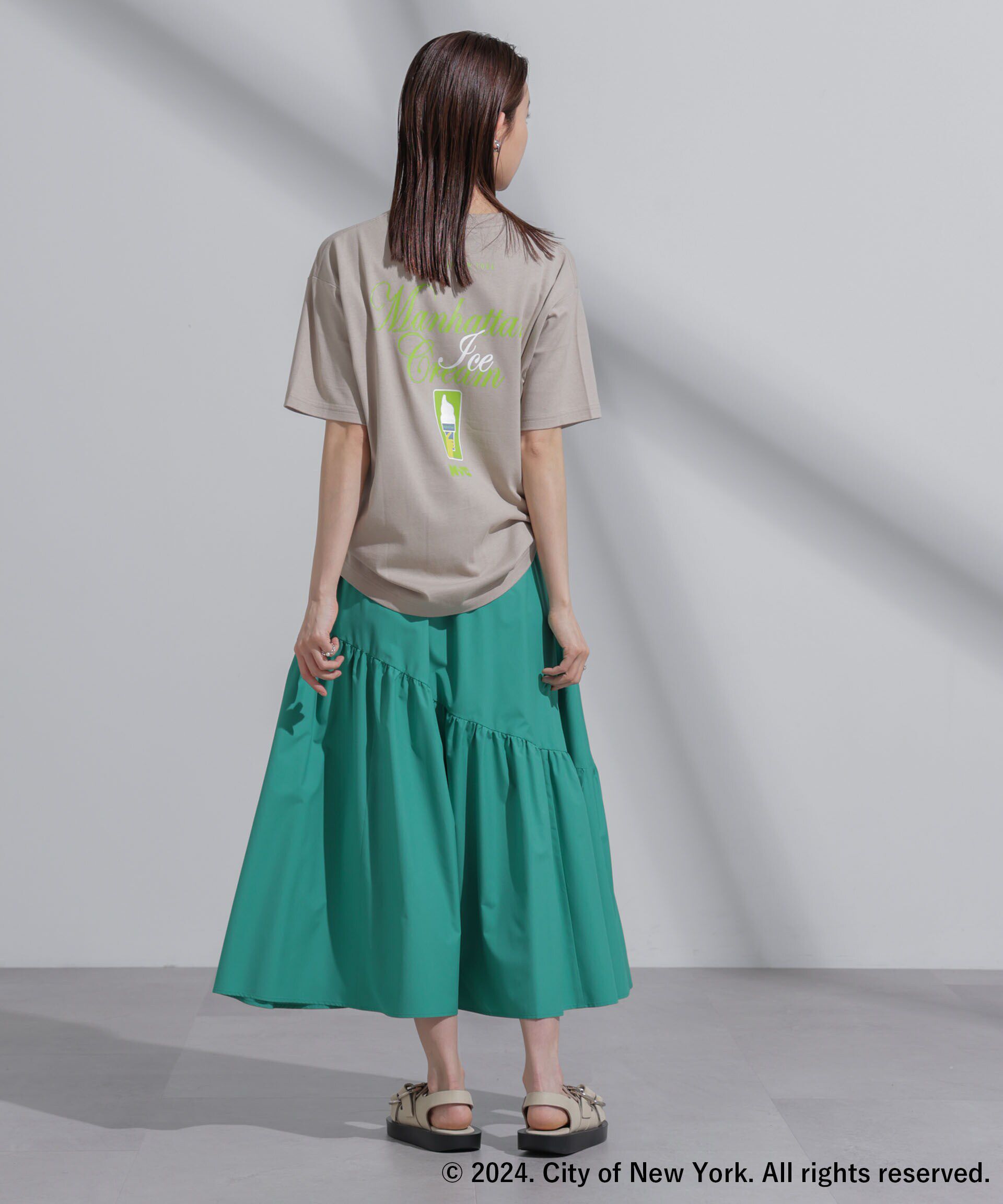 NANO universe「GOOD ROCK SPEED&times;Anti Soaked(R) 汗染み防止 NYC Tシャツ」|Tシャツ・カットソー|