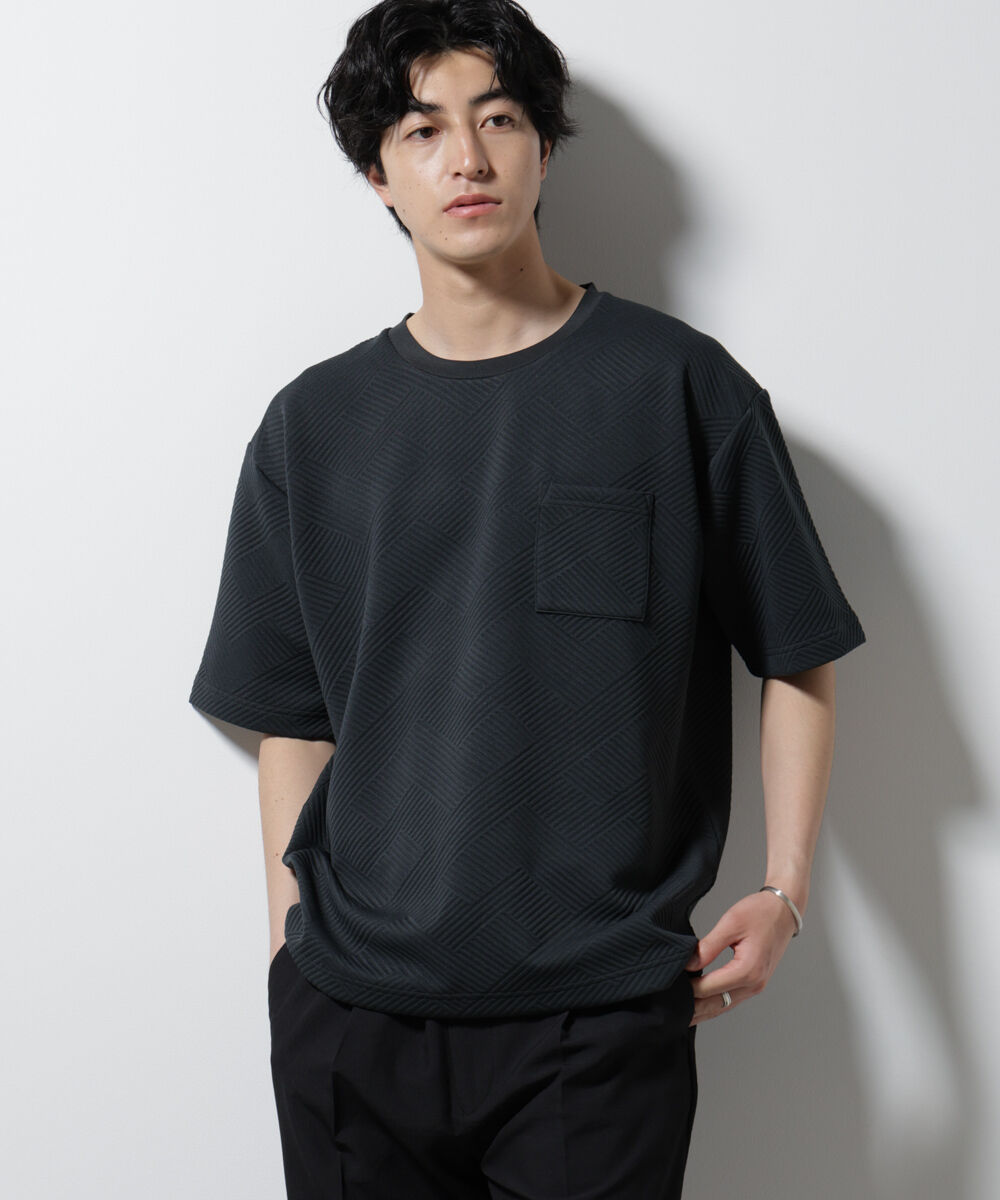 NANO universe「フクレジャガードポケットTシャツ」|Tシャツ・カットソー|スミクロ1